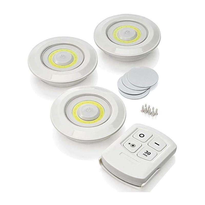 Forzacase%20Uzaktan%20Kumandalı%203%20Lü%20Spot%20LED%20Lamba%20Kablosuz%20Pilli%20Işıldak%20Dolap%20Işığı%20Mutfak%20Rafı%20Işığı%20-%20FC086