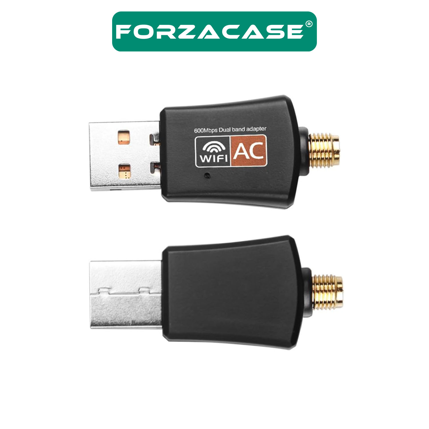 Forzacase%202.4GHz%20600%20Mbps%20USB%20Wireless%20Adaptör%20WiFi%20Anten%20-%20FC104