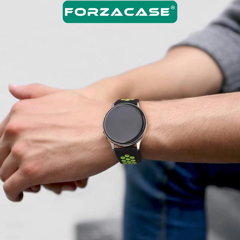 Forzacase%20Amazfit%20Pace%20/%20Pace%202%20uyumlu%20Delikli%20Silikon%20Kordon%20Kayış%20-%20FC137