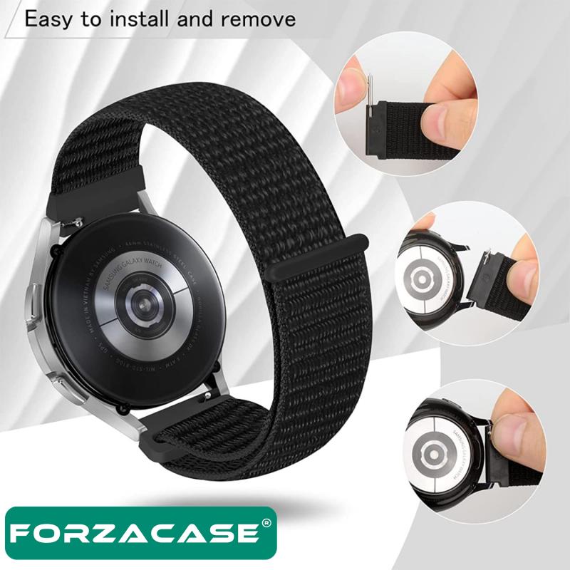 Forzacase%20Xiaomi%20Watch%20S3%20için%20Esnek%20Hasır%20Örgü%20Kordon%20Kayış%20-%20FC139