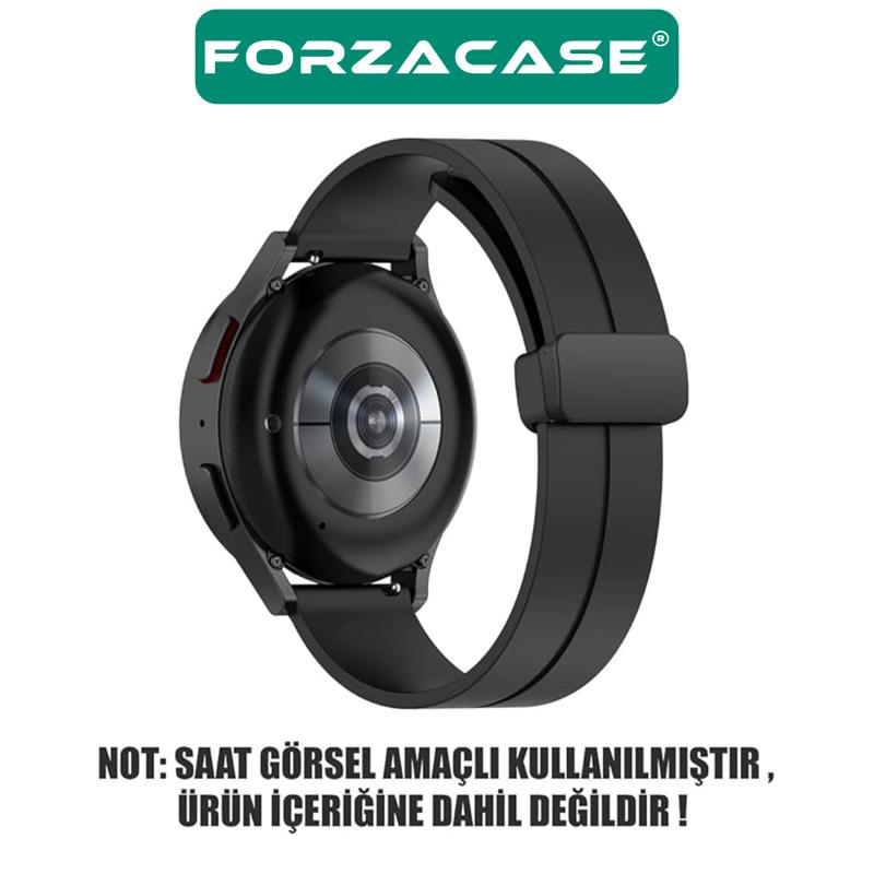 Forzacase%20Xiaomi%20Watch%20S3%20ile%20uyumlu%20Manyetik%20Tokalı%2022mm%20Silikon%20Kordon%20Kayış%20-%20FC144