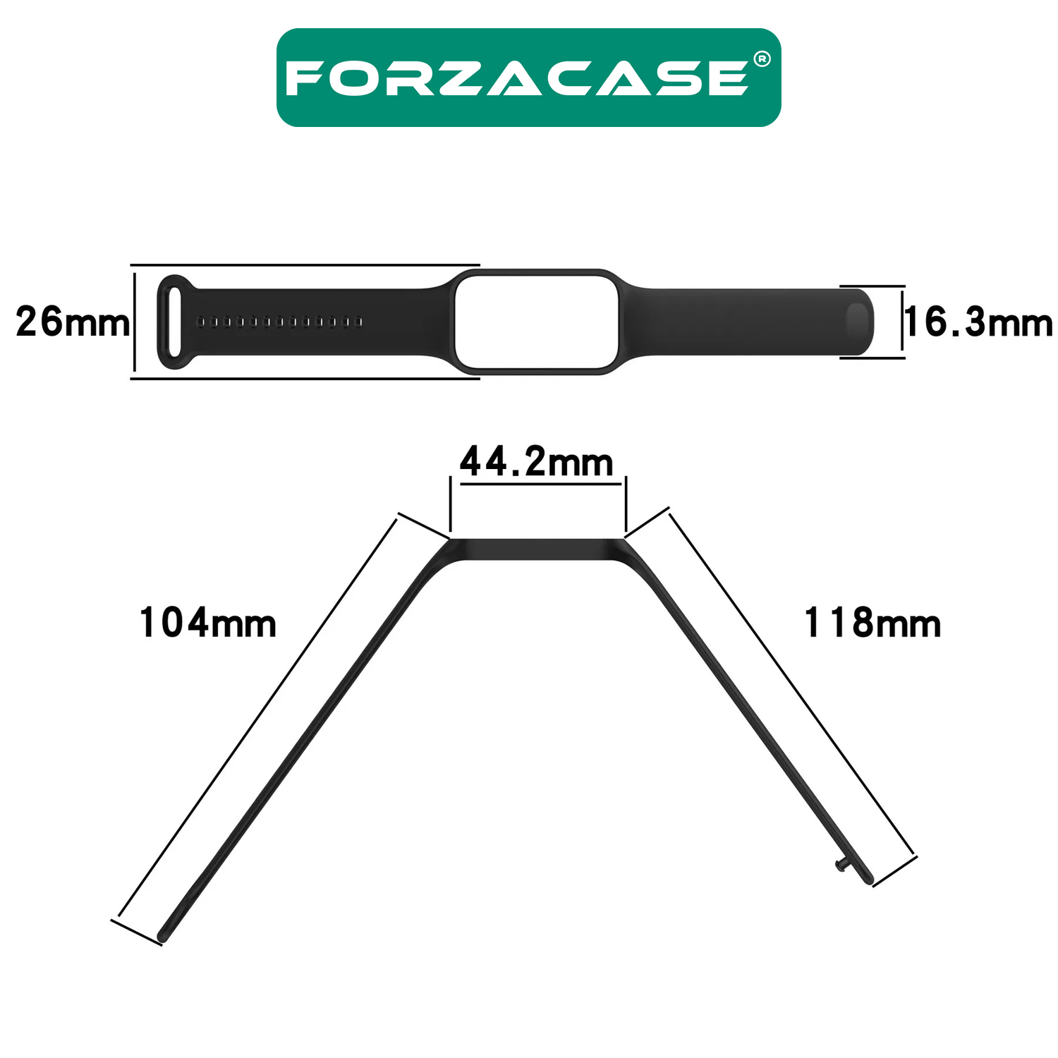 Forzacase%20Xiaomi%20Redmi%20Band%202%20için%20Silikon%20Kordon%20Kayış%20-%20FC146