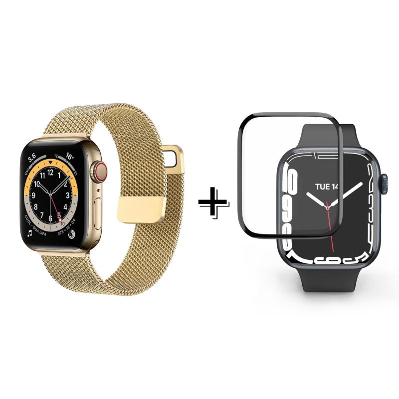 Forzacase%20Apple%20Watch%20Ultra%2049mm%20için%20Metal%20Mıknatıslı%20Kordon%20Kayış%20+%20Ekran%20Koruma%20Filmi%20-%20FC157