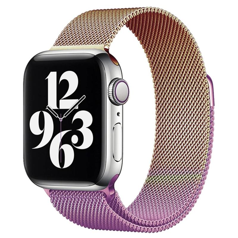 Forzacase%20Apple%20Watch%209%2045mm%20ile%20uyumlu%20Metal%20Mıknatıslı%20Kordon%20Kayış%20-%20FC157