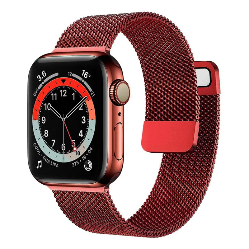 Forzacase%20Apple%20Watch%20Ultra%2049mm%20ile%20uyumlu%20Metal%20Mıknatıslı%20Kordon%20Kayış%20-%20FC157