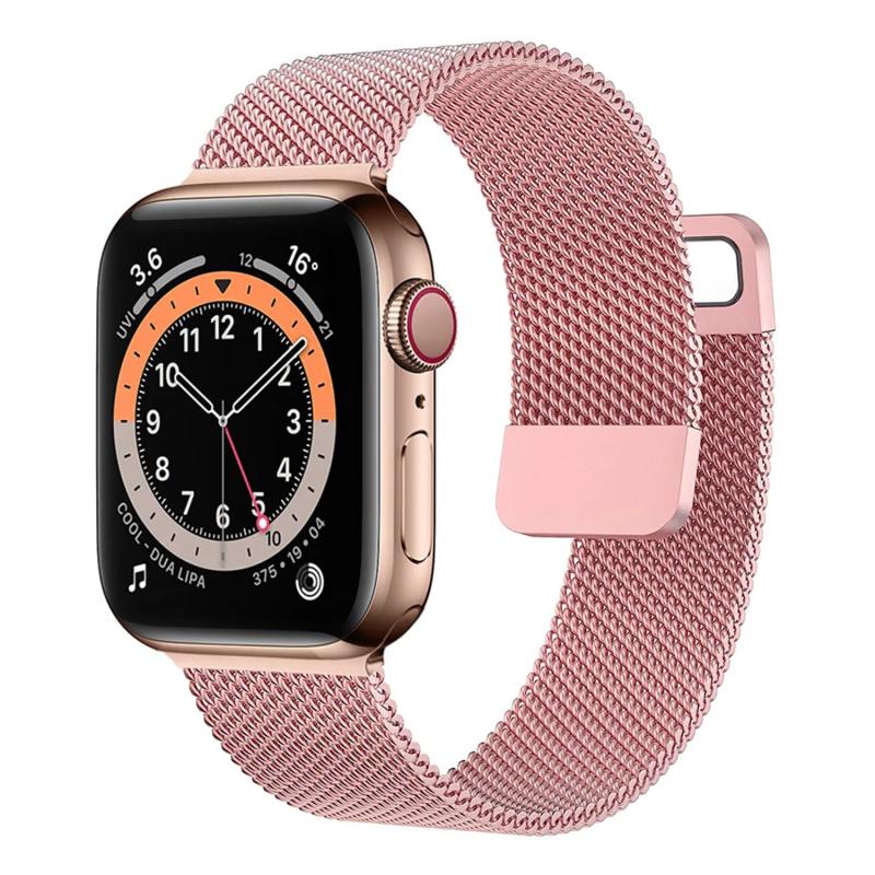 Forzacase%20Apple%20Watch%20Ultra%2049mm%20ile%20uyumlu%20Metal%20Mıknatıslı%20Kordon%20Kayış%20-%20FC157