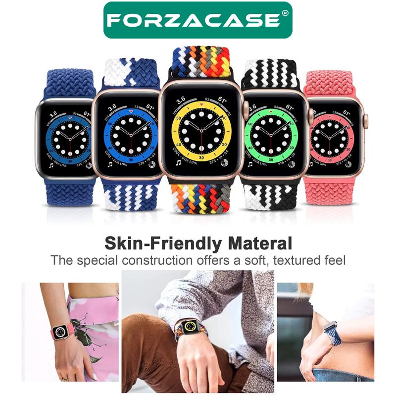 Forzacase%20Apple%20Watch%20Ultra%202%2049mm%20için%20Hasır%20Örgü%20Kordon%20Kayış%20-%20FC164