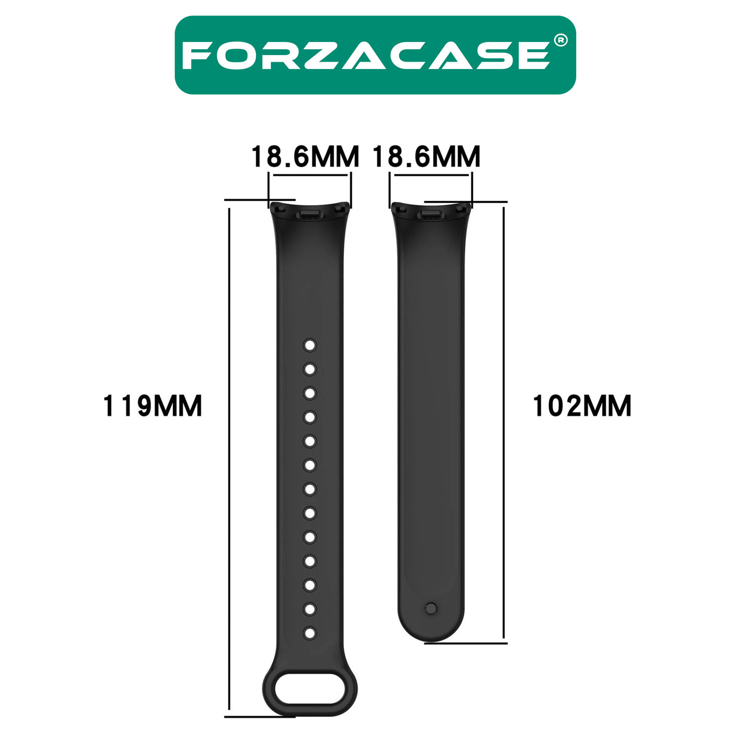 Forzacase%20Xiaomi%20Mi%20Band%209%20için%20Silikon%20Kordon%20Kayış%20-%20FC176