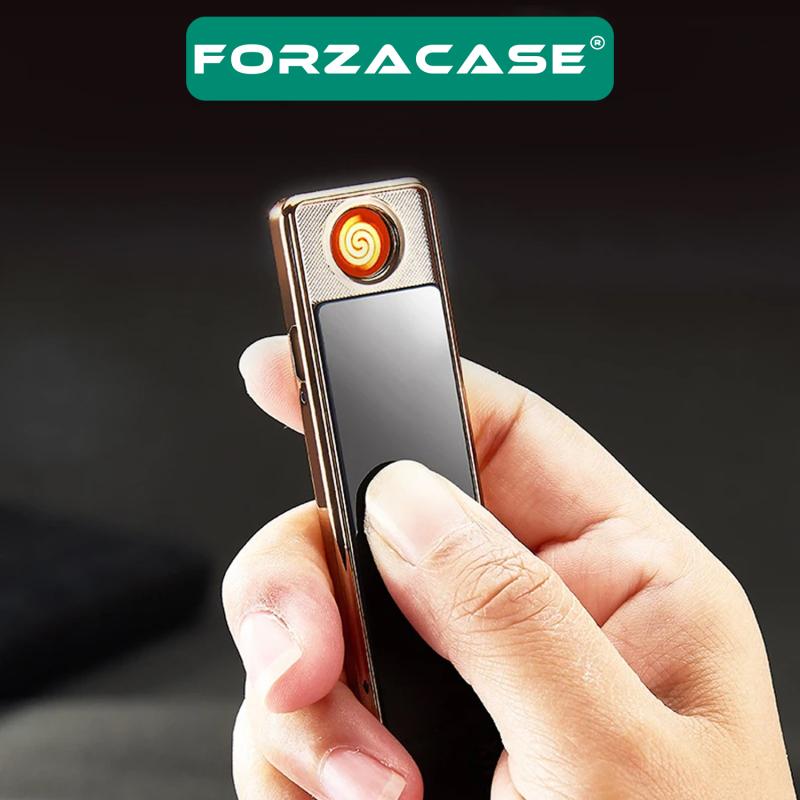 Forzacase%20Metal%20Çerçeveli%20USB%20Şarjlı%20Alevsiz%20Elektronik%20Tesla%20Çakmak%20Hediye%20Çakmak%20-%20FC180