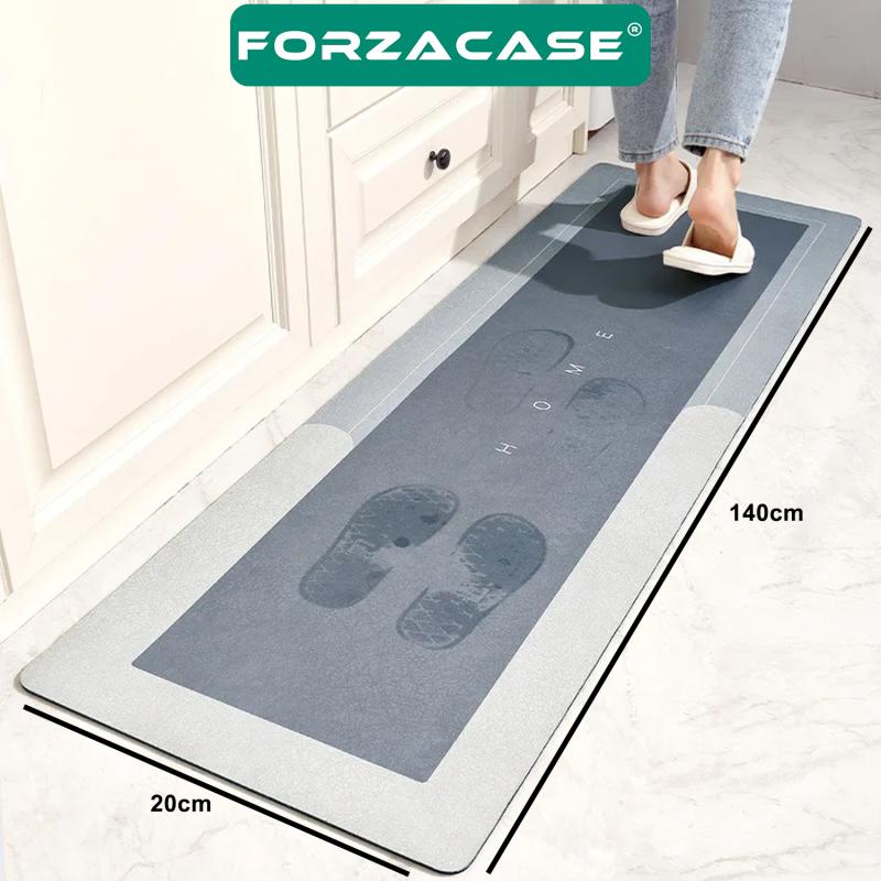 Forzacase%20Banyo%20Paspası%20Kaymaz%20Tabanlı%20Süper%20Emici%20Nappa%20Deri%20Banyo%20Mutfak%20Paspası%20-%20FC209