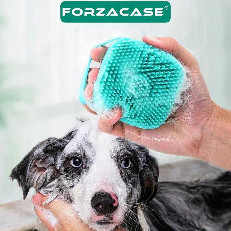 Forzacase%20Şampuan%20Hazneli%20Evcil%20Kedi%20Köpek%20Silikon%20Yıkama%20Kesesi%20-%20FC220