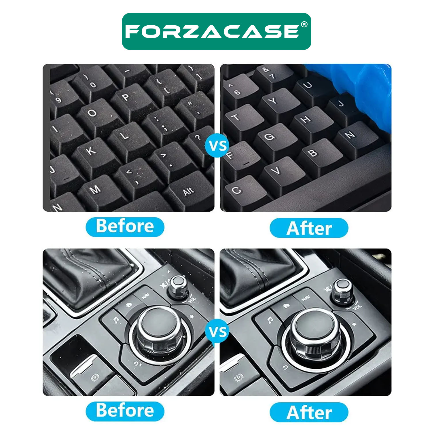 Forzacase%20Mouse%20Klavye%20Temizleme%20Jeli%20Ev%20Otomobil%20Torpido%20Kumanda%20Tuş%20Temizlik%20Hamuru%20-%20FC227