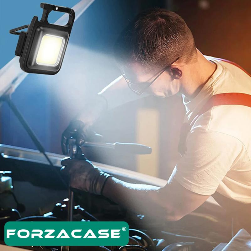 Forzacase%2030%20COB%20Led%20Mıknatıslı%20Anahtarlık%20Şişe%20Açacağı%20Mutfak%20Ev%20Garaj%20Kamp%20Outdoor%20Led%20Lamba%20FC231