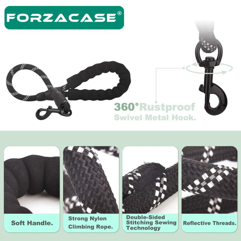 Forzacase%20Orta%20ve%20Büyük%20Boy%20Köpekler%20için%20Reflektörlü%20Gezdirme%20Tasması%20130%20cm%20-%20FC419