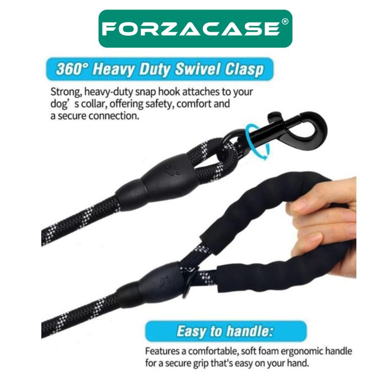 Forzacase%20Orta%20ve%20Büyük%20Boy%20Köpekler%20için%20Reflektörlü%20Gezdirme%20Tasması%20130%20cm%20-%20FC419