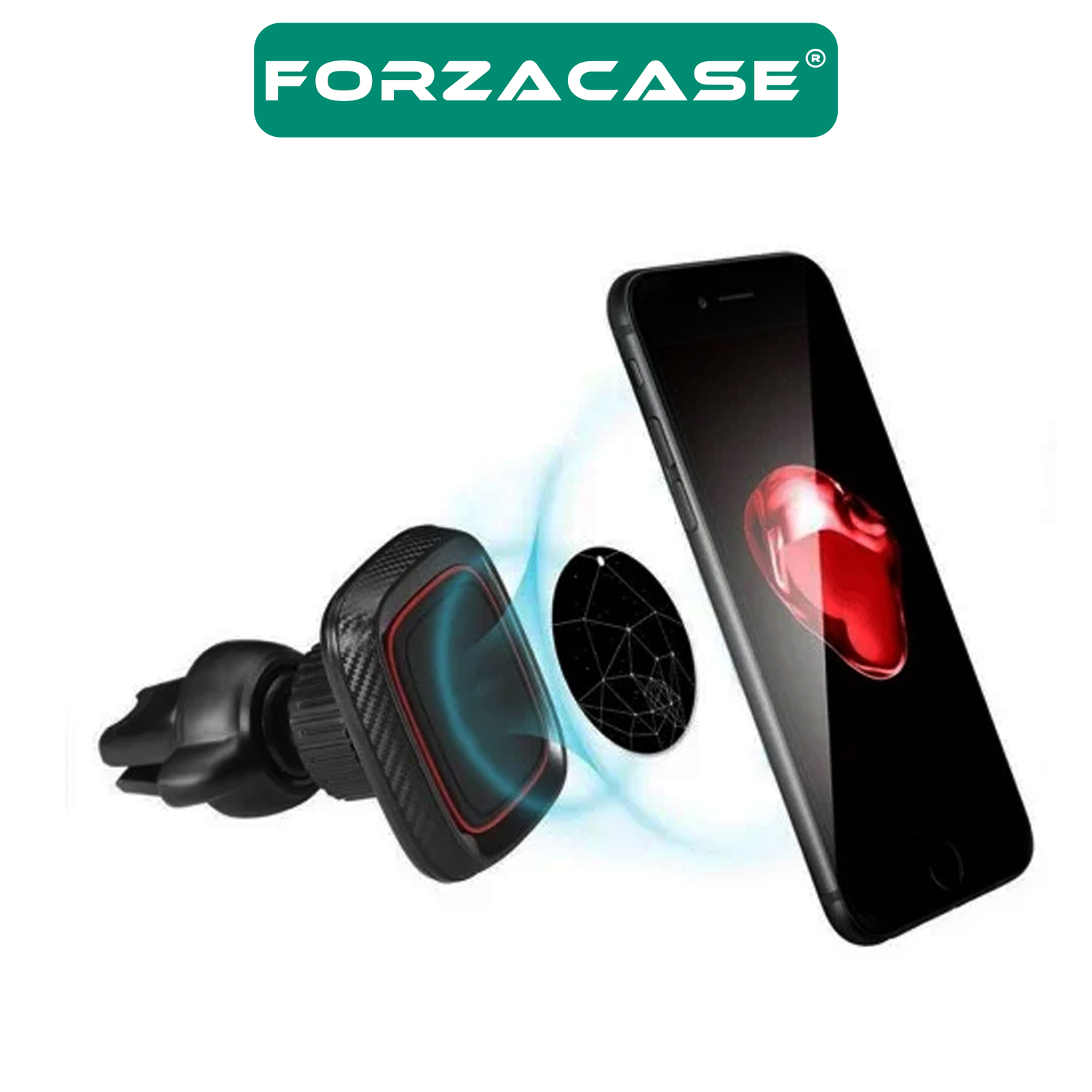 Forzacase%20Güçlendirilmiş%20Mıknatıslı%20Izgaralıktan%20Araç%20Içi%20Telefon%20Tutucu%20-%20FC254