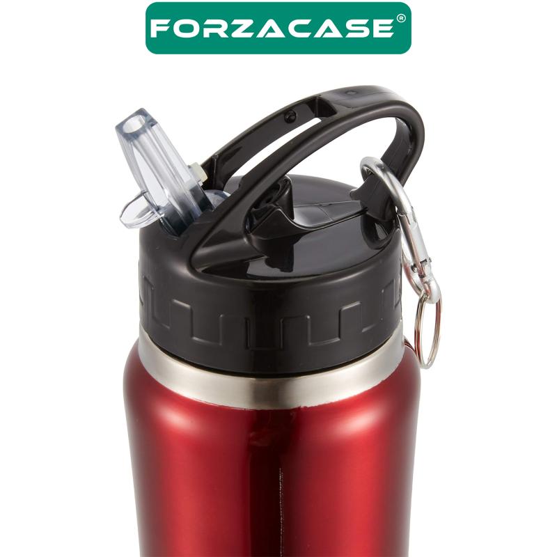 Forzacase%20Paslanmaz%20Çelik%20750ml%206%20Saat%20Sıcak%20Soğuk%20Tutan%20Pipetli%20Termos%20-%20FC263