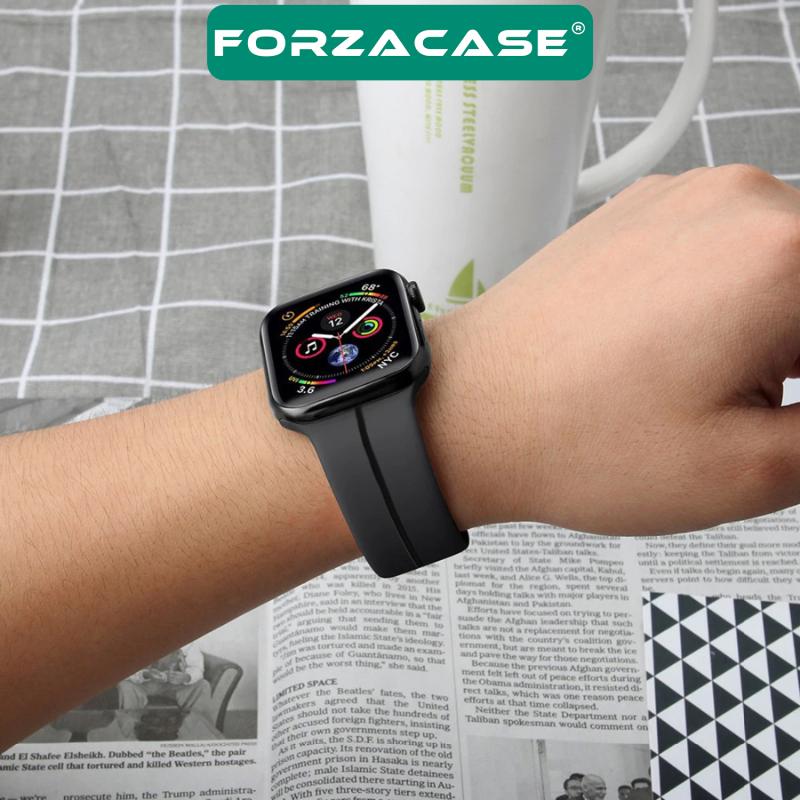 Forzacase%20Apple%20Watch%2010%20Series%2046mm%20ile%20uyumlu%20Manyetik%20Tokalı%20Silikon%20Kordon%20Kayış%20-%20FC272