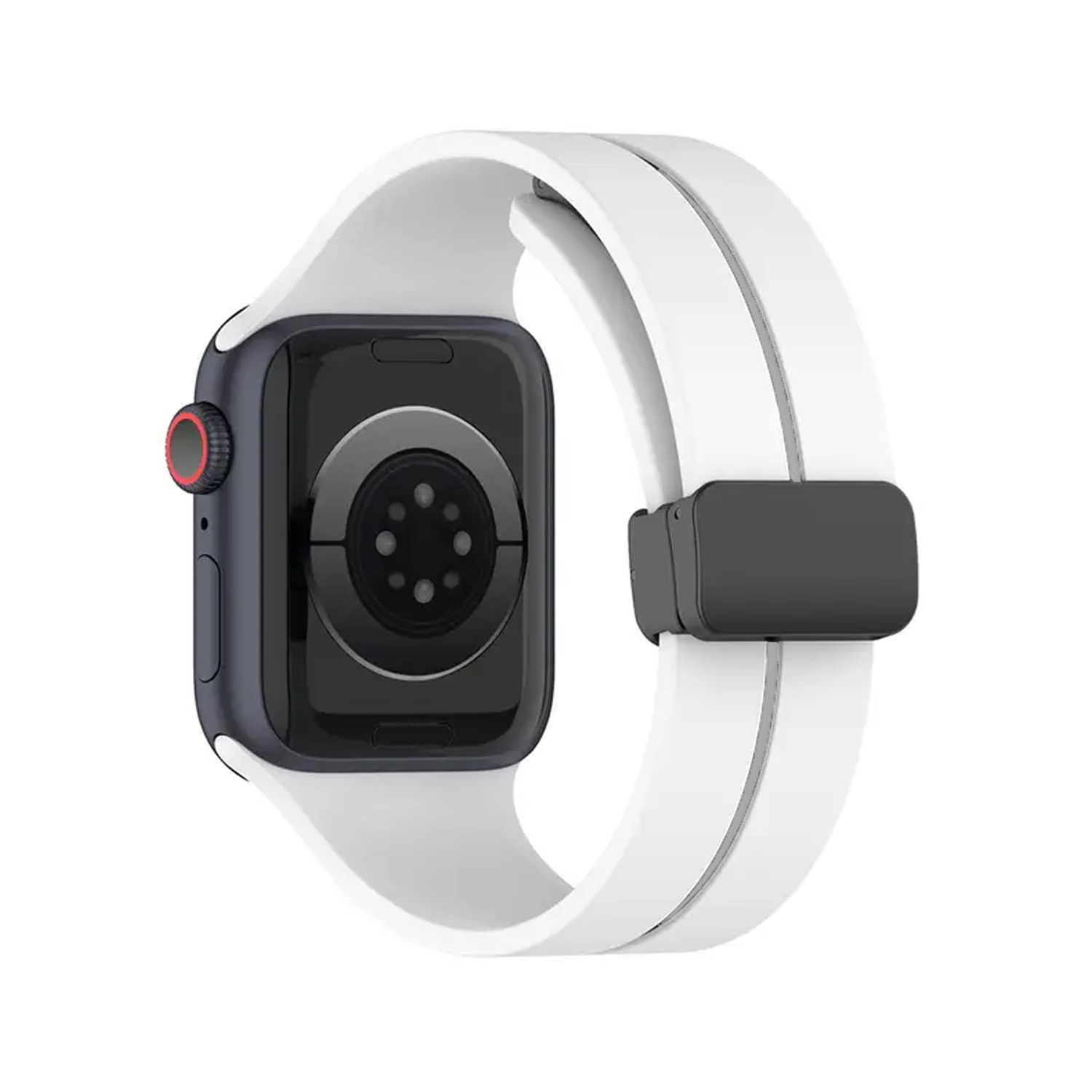 Forzacase%20Apple%20Watch%2010%20Series%2046mm%20ile%20uyumlu%20Manyetik%20Tokalı%20Silikon%20Kordon%20Kayış%20-%20FC272