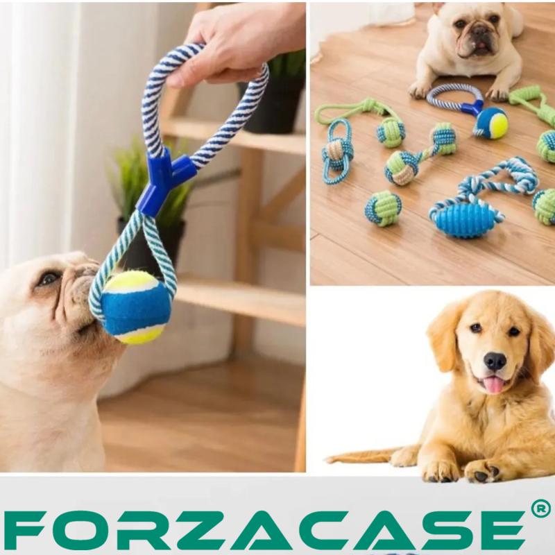 Forzacase%20Diş%20Rahatlatma%20için%20Halatlı%20Köpek%20Çiğneme%20Topu%20-%20FC281