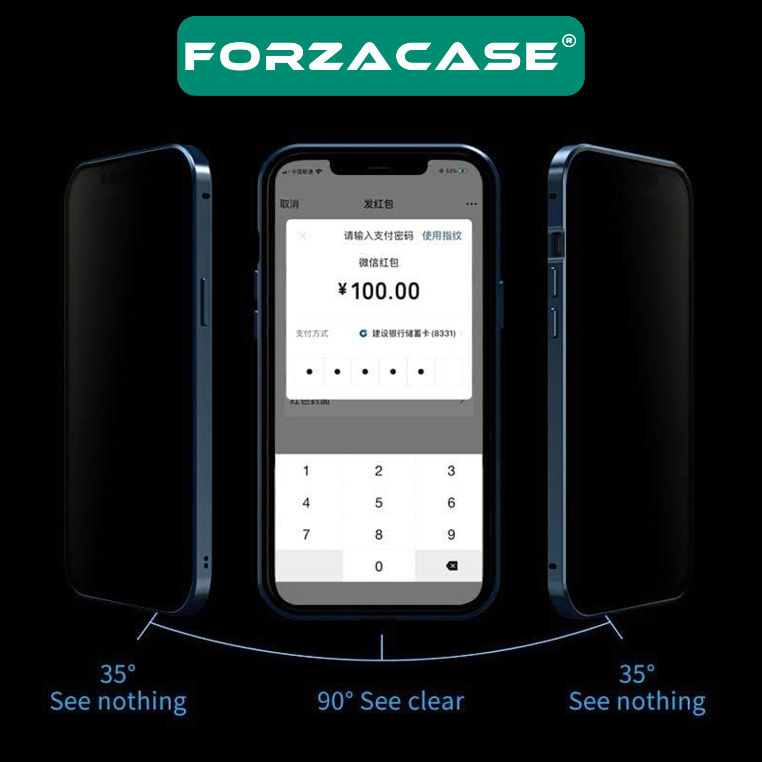 Forzacase%20Samsung%20Galaxy%20S20%20Ultra%20için%20Privacy%20Hayalet%20Ekran%20Koruyucu%20Seramik%20Film%20-%20FC292