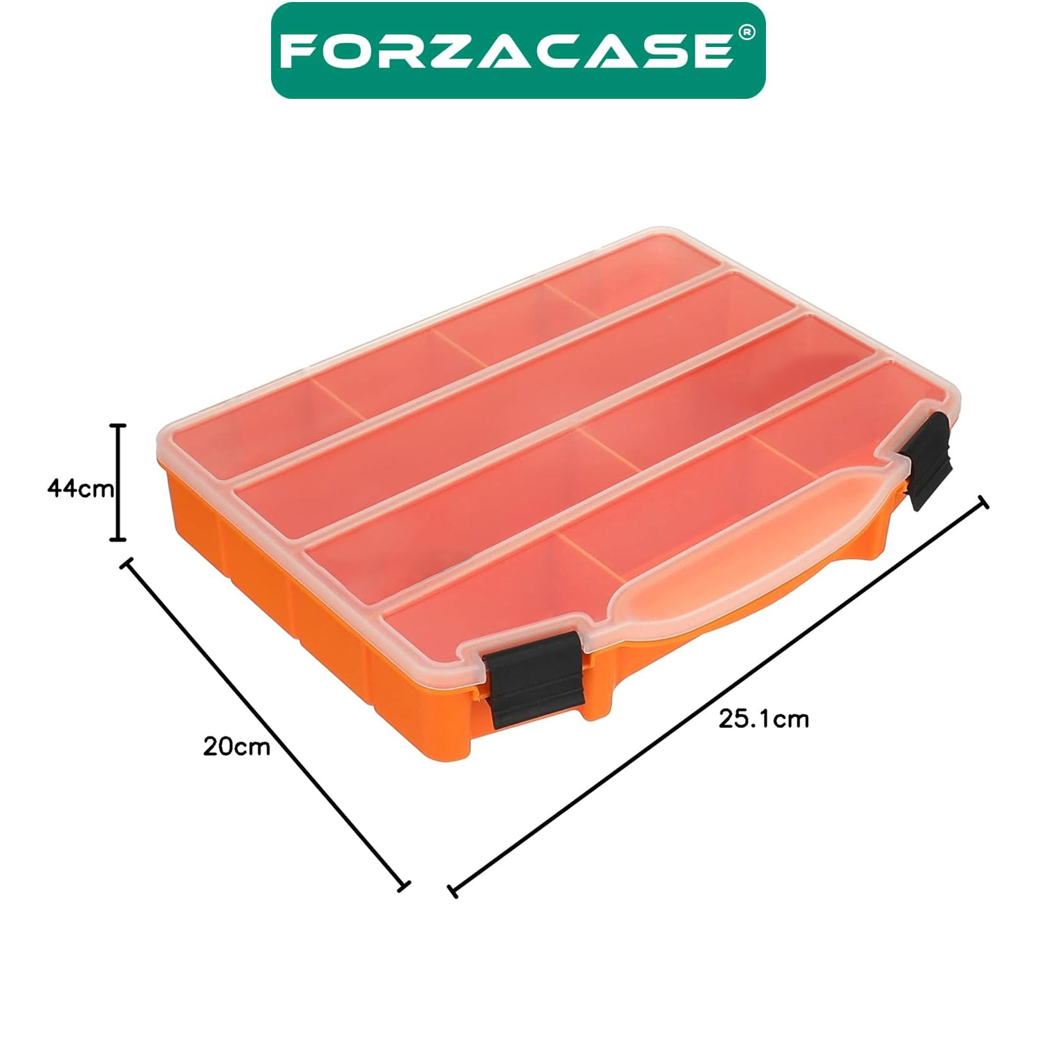 Forzacase%2010%20Bölmeli%20Kapaklı%20Balıkçı%20Marangoz%20Malzeme%20ve%20Takı%20Aksesuar%20Kutusu%20Organizer%20Turuncu%20-%20FC301