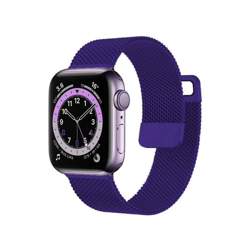 Forzacase%20Apple%20Watch%208%2045mm%20ile%20uyumlu%20Metal%20Mıknatıslı%20Kordon%20Kayış%20-%20FC351