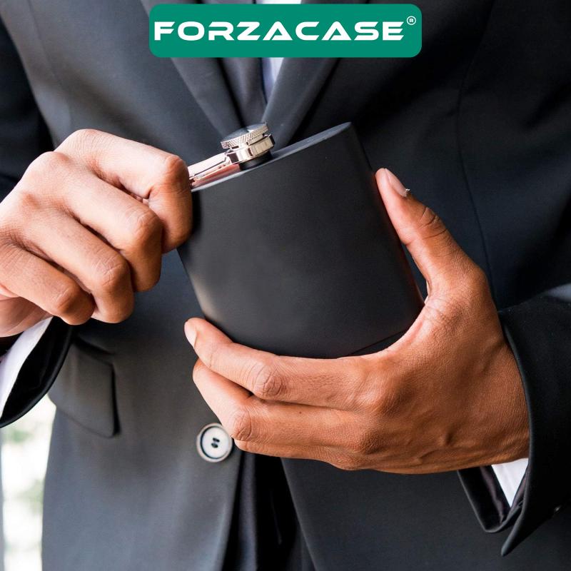 Forzacase%20Taşınabilir%20Paslanmaz%20Çelik%20İçeçek%20Matarası%20Cep%20Şişesi%207%20oz%20/%20205%20ml%20-%20FC355