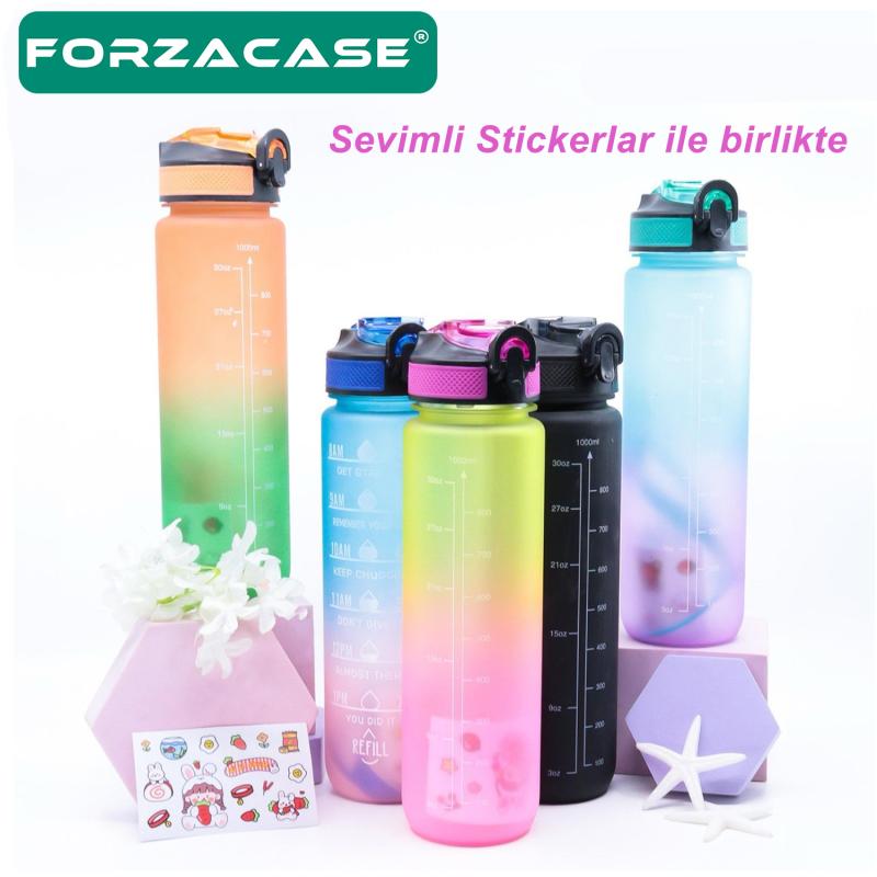 Forzacase%20Motivasyonel%20Spor%20Günlük%20Su%20Matarası%20Su%20Şişesi%20Suluk%201%20Lt%20-%20FC357