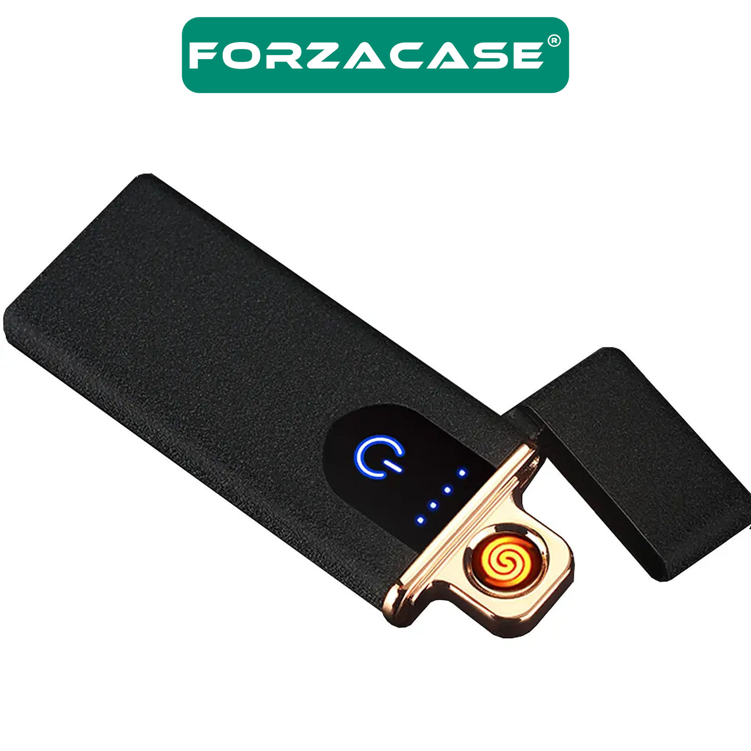 Forzacase%20Metal%20Çerçeveli%20USB%20Şarjlı%20Dokunmatik%20Alevsiz%20Elektronik%20Tesla%20Çakmak%20Hediye%20Çakmak%20FC375