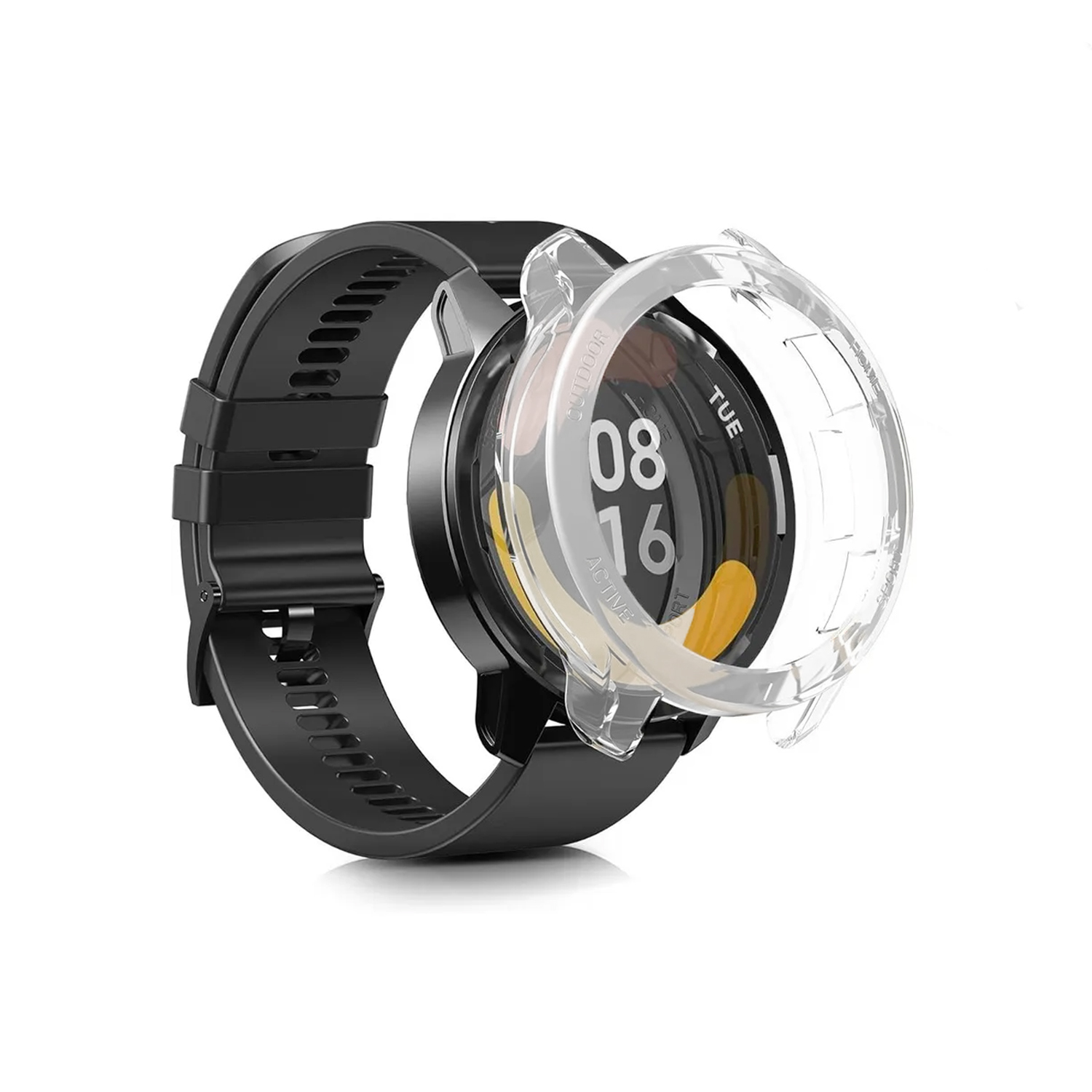 Forzacase%20Xiaomi%20Watch%20Color%202%20Önü%20Açık%20Mat%20Silikon%20Kılıf%20-%20FC380