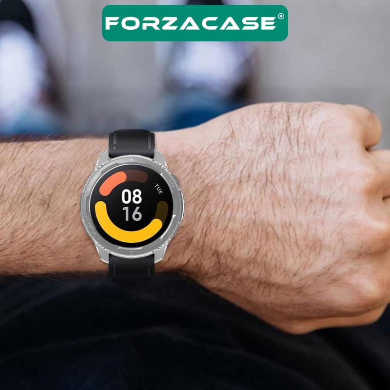 Forzacase%20Xiaomi%20Watch%20Color%202%20Önü%20Açık%20Mat%20Silikon%20Kılıf%20-%20FC380