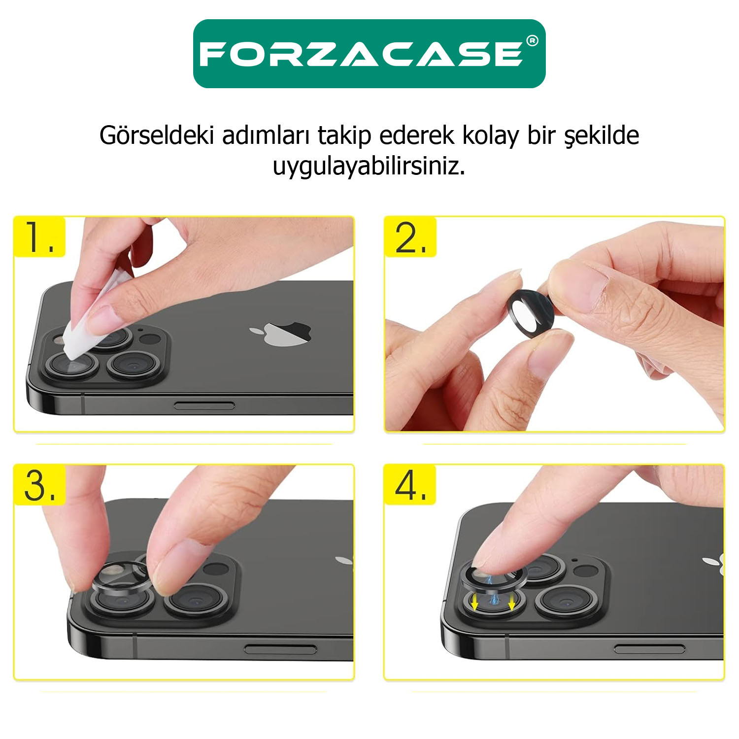 Forzacase%20iPhone%2013%20Pro%20ile%20uyumlu%20Kamera%20Camı%20Lens%20Koruyucu%20Halka%20Seti%20-%20FC381