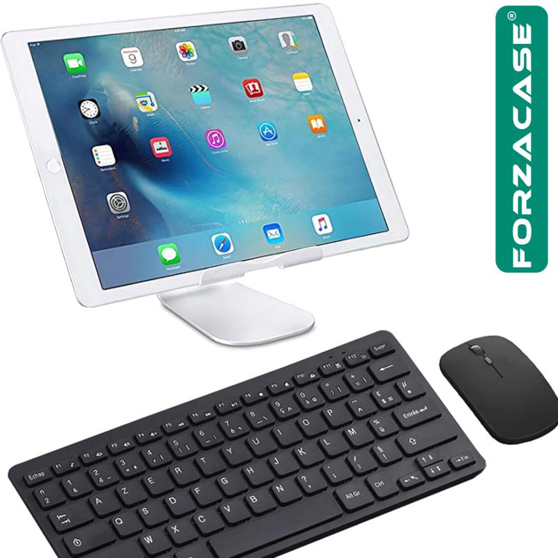 Forzacase%202.4%20GHz%20Bilgisiyar%20ve%20Tablet%20uyumlu%20Kablosuz%20Bluetooth%20Klavye%20+%20Bluetooth%20Mouse%20-FC384