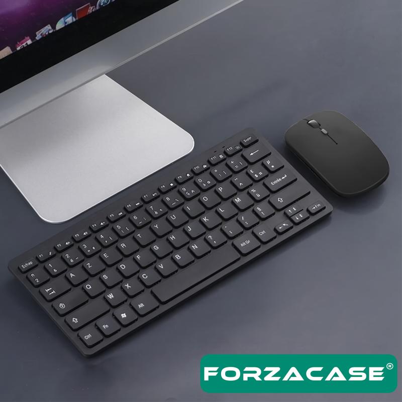 Forzacase%202.4%20GHz%20Bilgisiyar%20ve%20Tablet%20uyumlu%20Kablosuz%20Bluetooth%20Klavye%20+%20Bluetooth%20Mouse%20-FC384