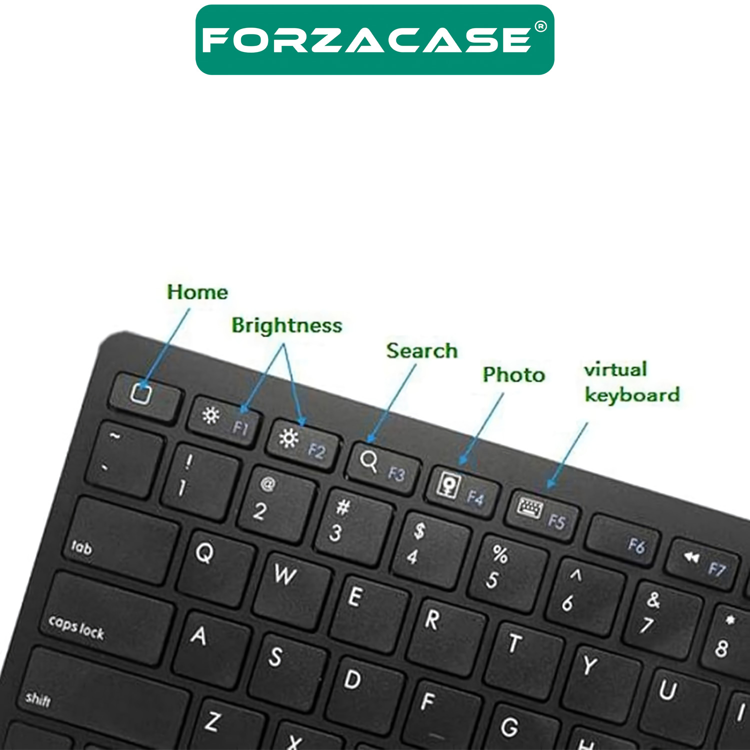 Forzacase%202.4%20GHz%20Bilgisiyar%20ve%20Tablet%20uyumlu%20Kablosuz%20Bluetooth%20Klavye%20+%20Bluetooth%20Mouse%20-FC384