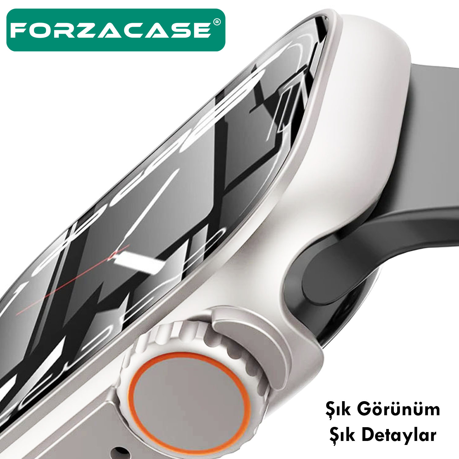 Forzacase%20Apple%20Watch%206%2040mm%20uyumlu%20Full%20Ekran%20Kasa%20Koruyucu%20ve%20Watch%20Ultra%20Çevirici%20Kılıf%20-%20FC396