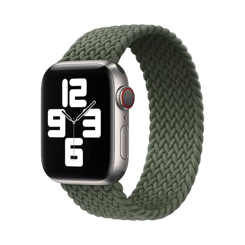 Forzacase%20Apple%20Watch%2010%2042mm%20ile%20uyumlu%20Hasır%20Örgü%20Solo%20Loop%20Kordon%20Kayış%20-%20FC401