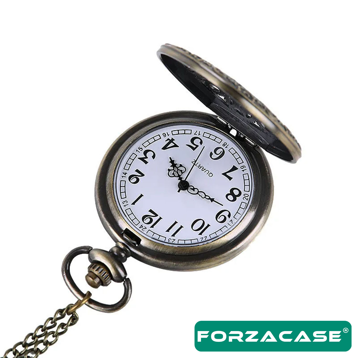 Forzacase%20Retro%20Vintage%20Özel%20Bronz%20Rakam%20İşlemeli%20Tasarım%20Köstekli%20Cep%20Saati%20-%20FC412