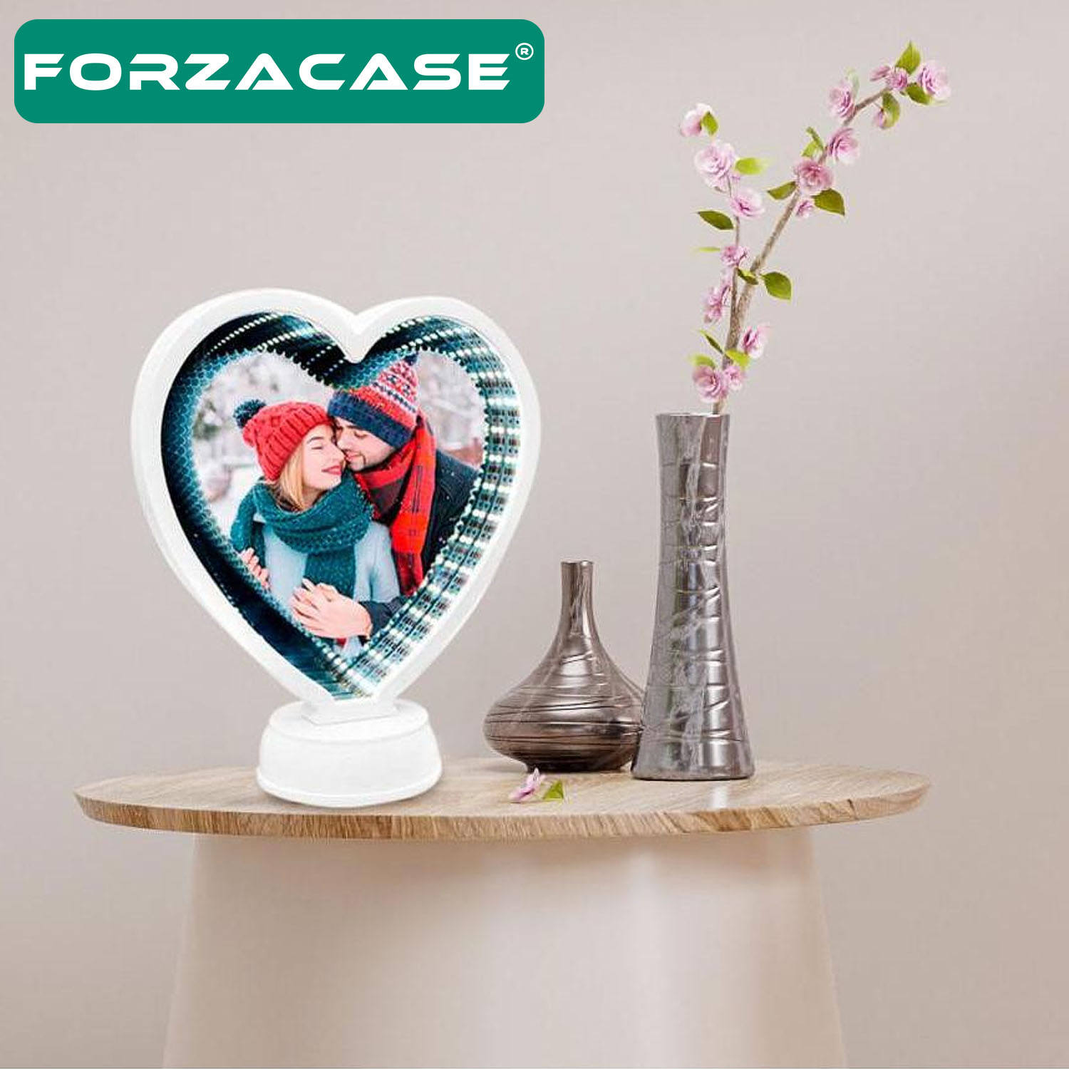 Forzacase%20LED%20Işıklı%20Kalp%20Sihirli%20Ayna%20Fotoğraf%20Çerçevesi%20Dekoratif%20Hediyelik%20-%20FC415