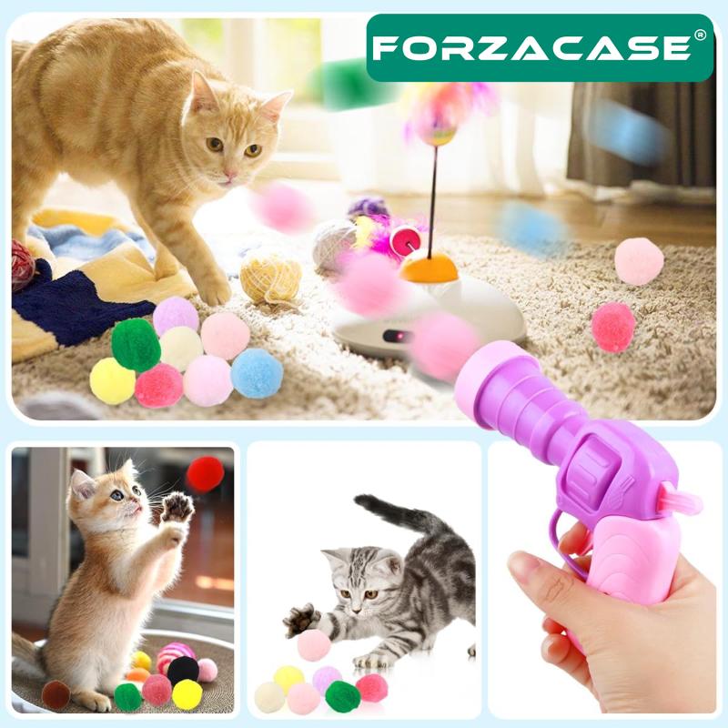 Forzacase%2030%20Adet%20Toplu%20Peluş%20Top%20Atan%20İnteraktif%20Kedi%20Oyuncağı%20-%20FC422