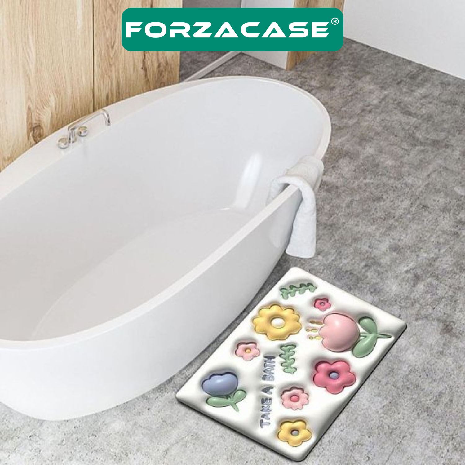 Forzacase%20Banyo%20Paspası%20Kaymaz%20Tabanlı%20Süper%20Emici%203D%20Tasarım%20Banyo%20Mutfak%20Paspası%20-%20FC425