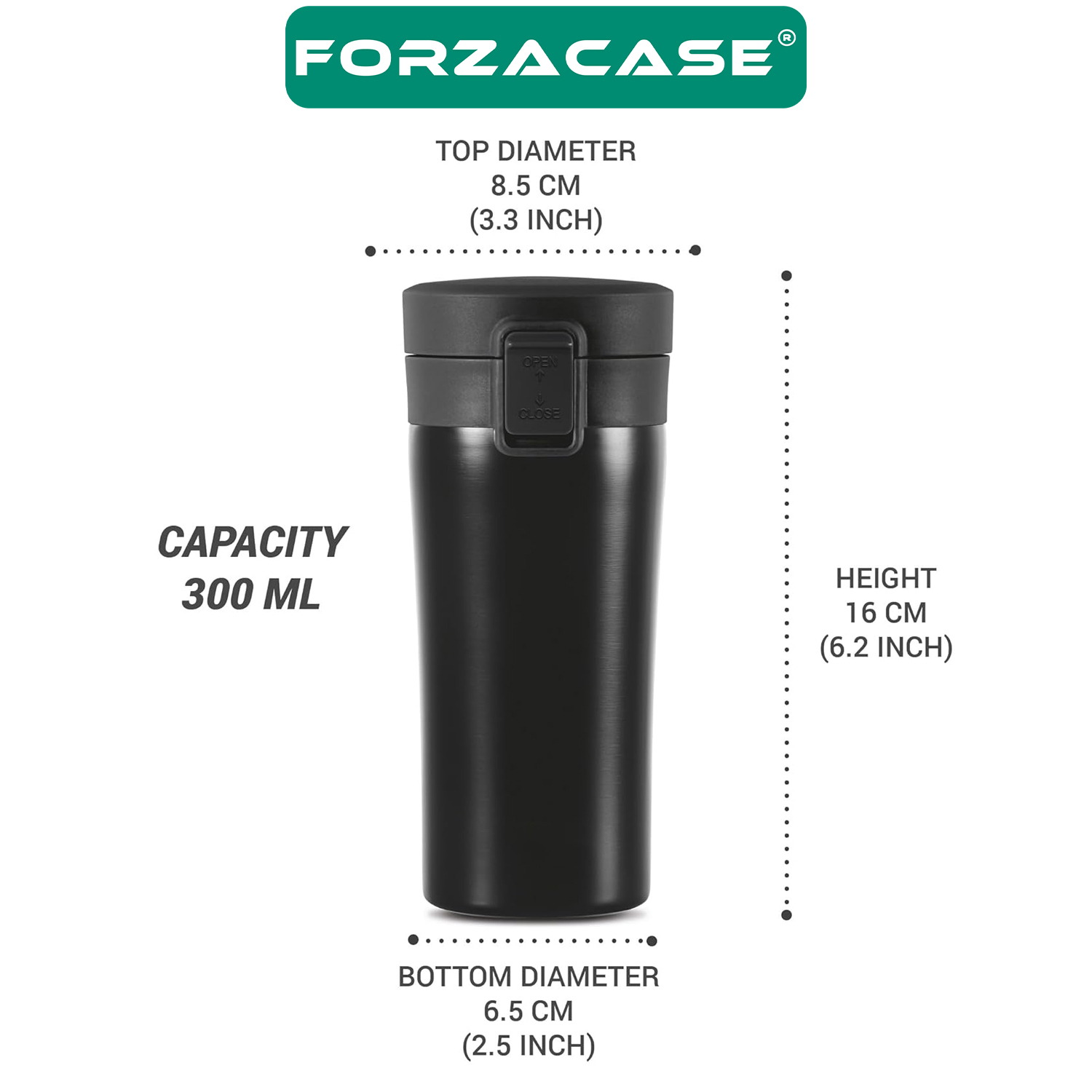 Forzacase%20Paslanmaz%20Çelik%20420%20ml%208%20Saat%20Sıcak%20Soğuk%20Tutan%20Çay%20Kahve%20Su%20Termosu%20-%20FC436