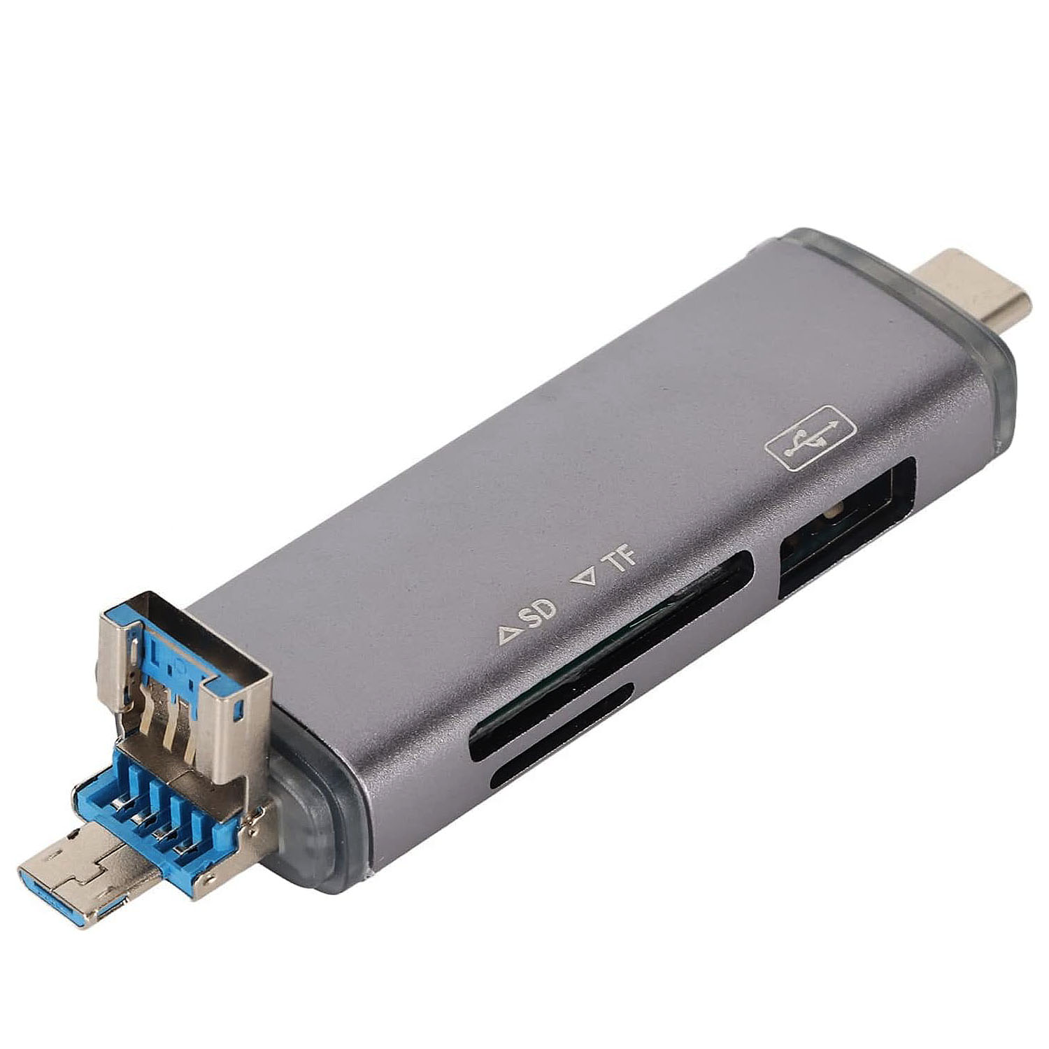 Forzacase%20USB%203.0%20Type%20C%20Micro%20USB%20Kart%20Okuyucu%203in1%20USB%20OTG%20SD/TF%20-%20FC441