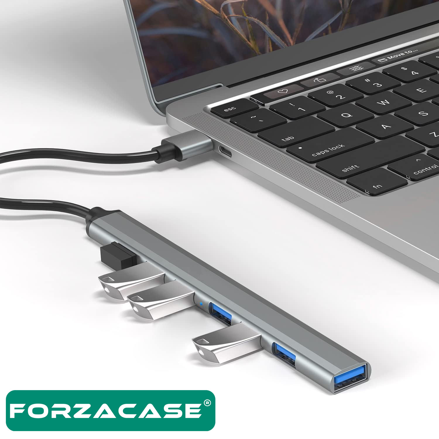 Forzacase%20USB%203.0%20to%20USB%202.0%20Port%20Çoğaltıcı%20Hub%207in1%20OTG%20Adaptör%206lı%20USB%20Çoklayıcı%20-FC445