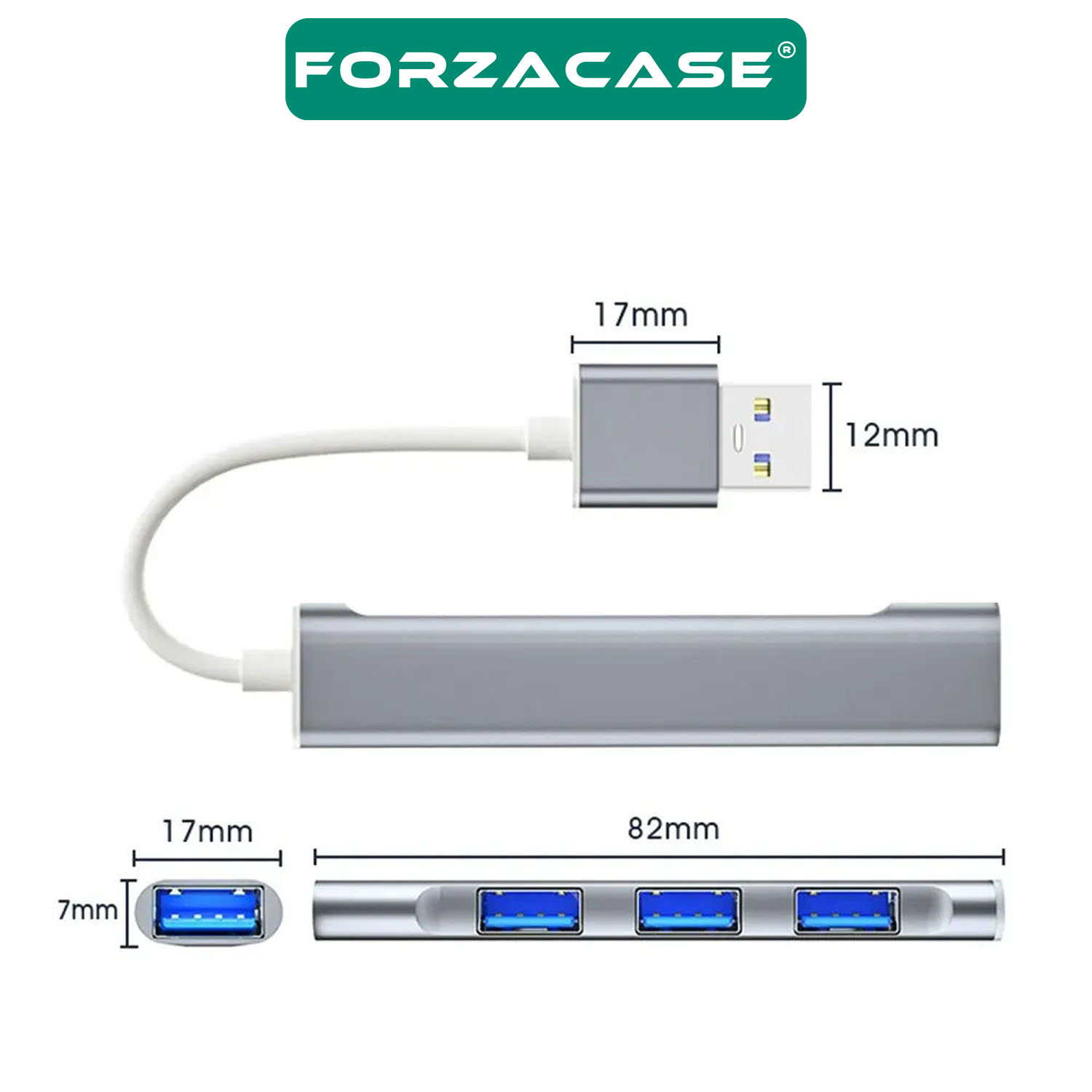 Forzacase%20USB%203.0%20to%20USB%202.0%20Port%20Çoğaltıcı%20Hub%204in1%20OTG%20Adaptör%204lü%20USB%20Çoklayıcı%20-%20FC448