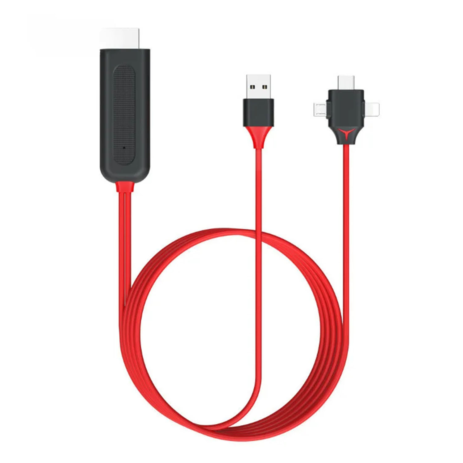 Forzacase%203in1%20Görüntü%20Aktarıcı%20Kablo%20Lightning%20Type-C%20Micro%20USB%20to%20HDMI%20Dönüştürücü%20-%20FC450