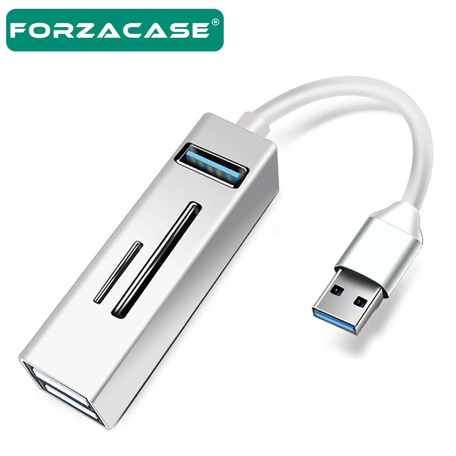 Forzacase%20USB%203.0%20Çoğaltıcı%20Hub%20Kart%20Okuyuculu%205in1%20USB%20OTG%20SD/TF%20-%20FC451