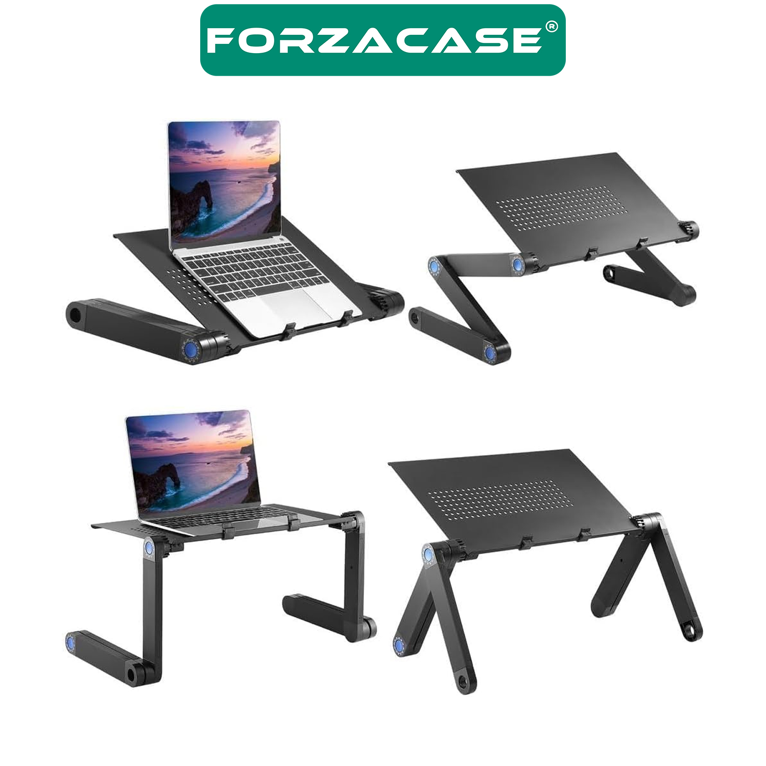 Forzacase%20Alüminyum%20Yükseklik%20Ayarlı%20Mouse%20Padli%20Notebook%20Tablet%20Laptop%20Sehpası%20Stand%20-%20FC466