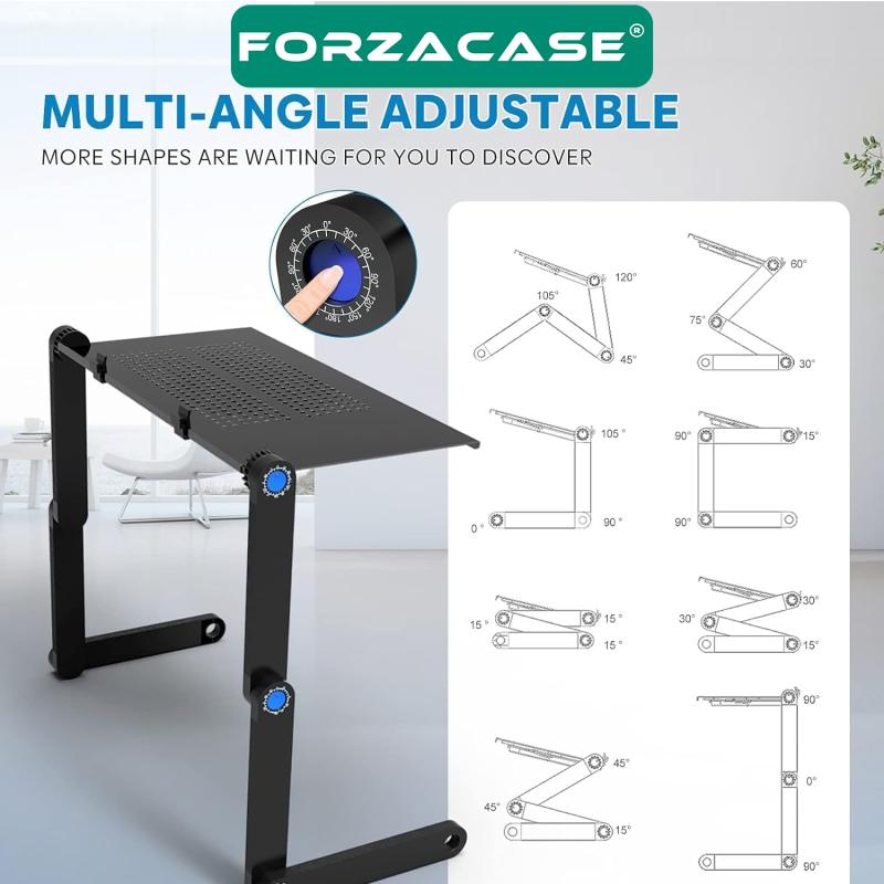 Forzacase%20Alüminyum%20Yükseklik%20Ayarlı%20Mouse%20Padli%20Notebook%20Tablet%20Laptop%20Sehpası%20Stand%20-%20FC466